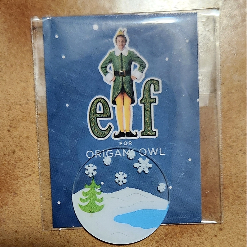 Origami Owl Limited Edition Elf window plate